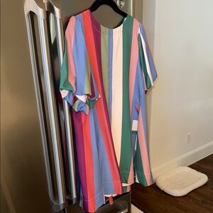 Entro Colorful Striped Dress